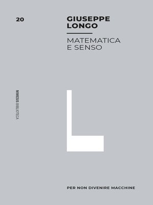 cover image of Matematica e senso